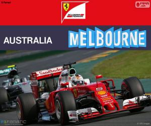 yapboz S.Vettel G.P Avustralya 2016